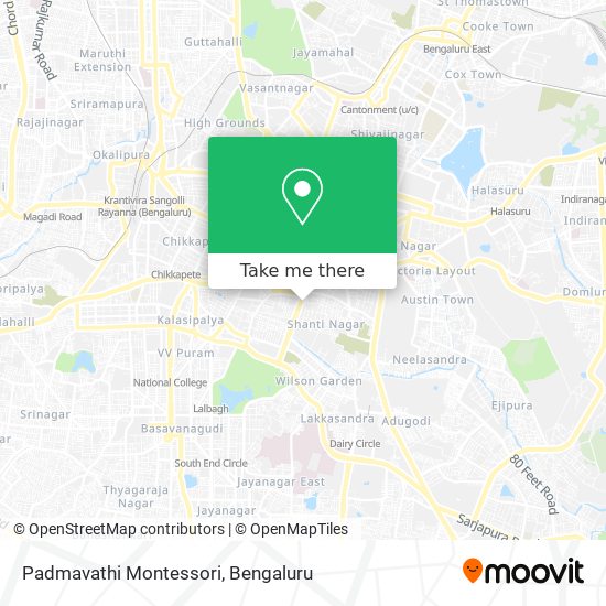 Padmavathi Montessori map