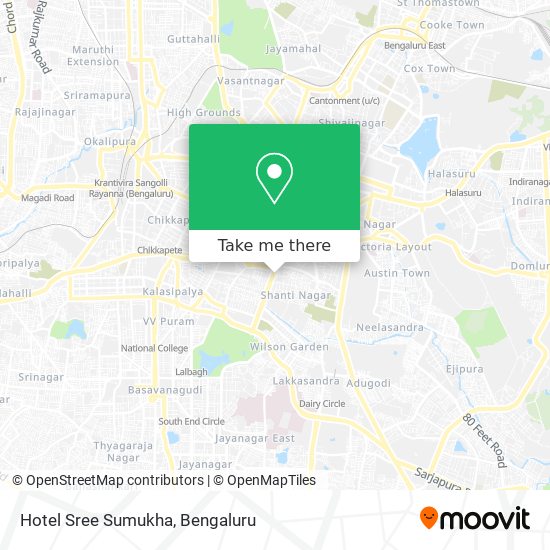 Hotel Sree Sumukha map