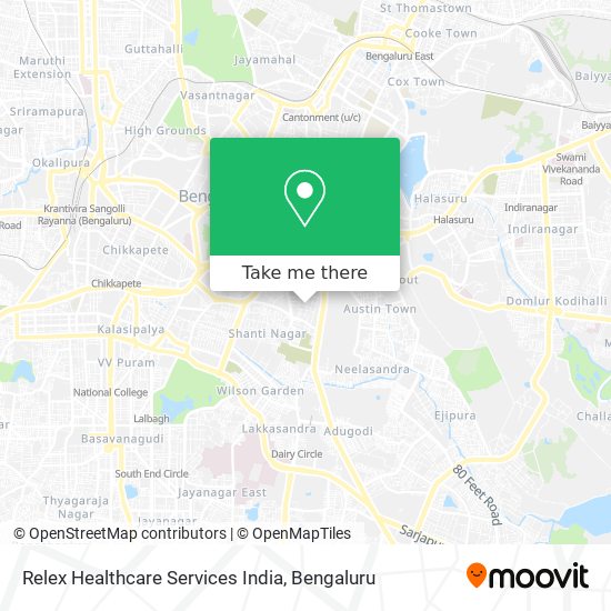 Relex Healthcare Services India map