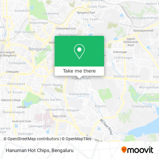 Hanuman Hot Chips map