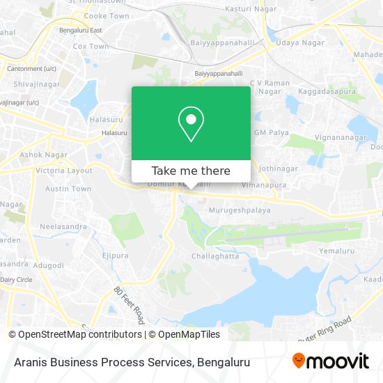 Aranis Business Process Services map