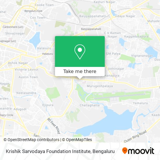 Krishik Sarvodaya Foundation Institute map