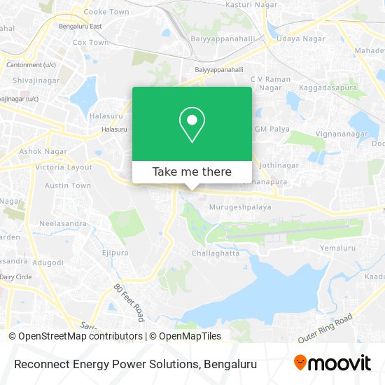 Reconnect Energy Power Solutions map