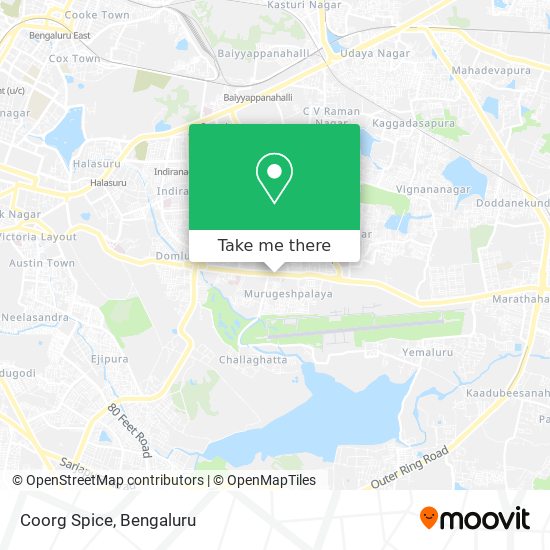 Coorg Spice map