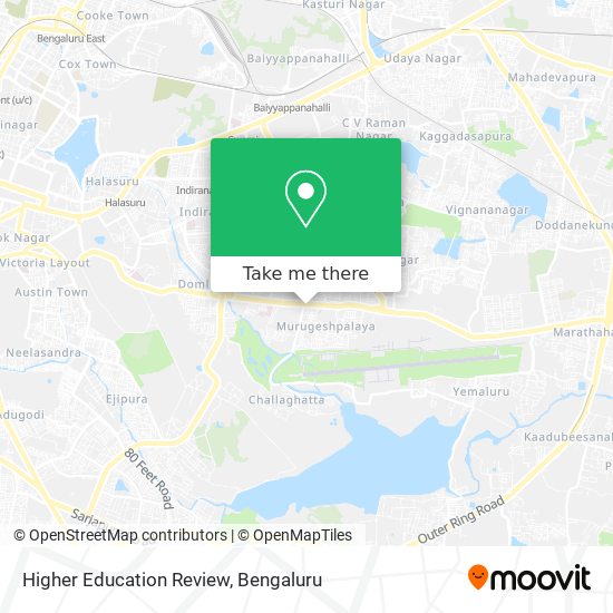 Higher Education Review map
