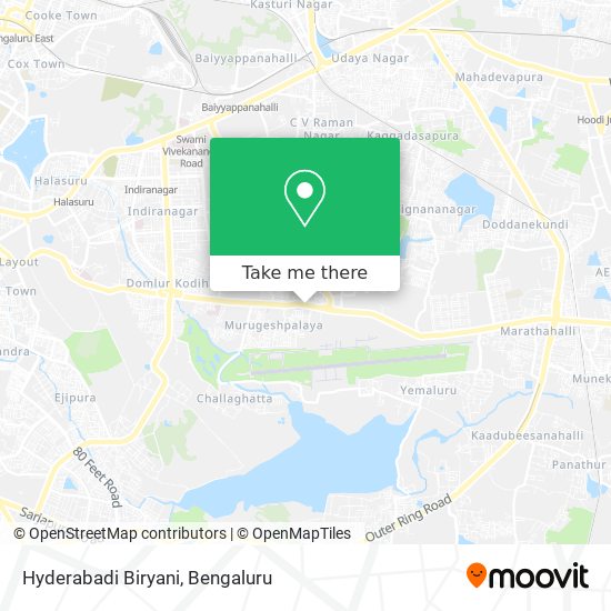 Hyderabadi Biryani map