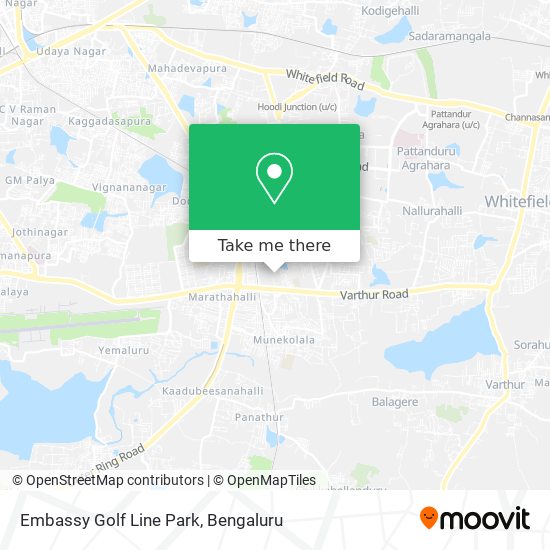 Embassy Golf Line Park map