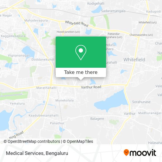Medical Services map