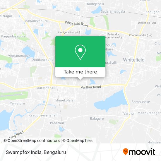 Swampfox India map