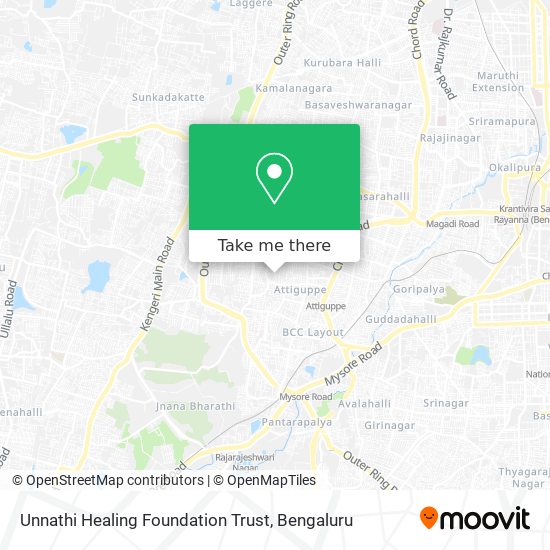 Unnathi Healing Foundation Trust map