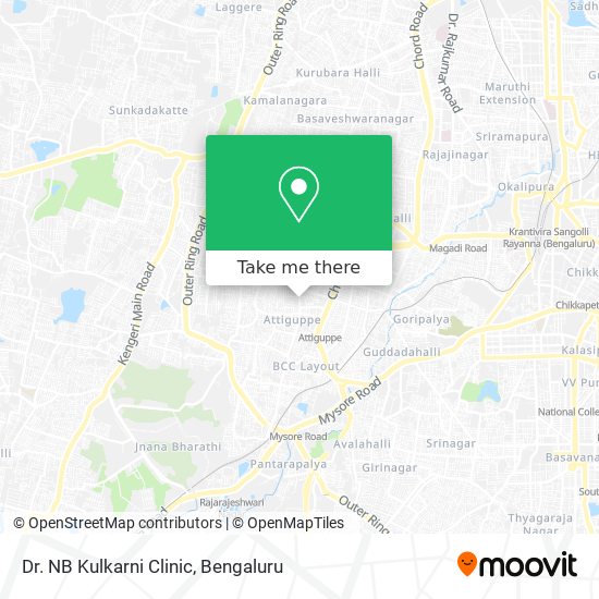 Dr. NB Kulkarni Clinic map