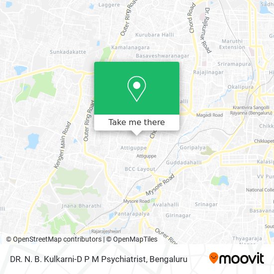 DR. N. B. Kulkarni-D P M Psychiatrist map