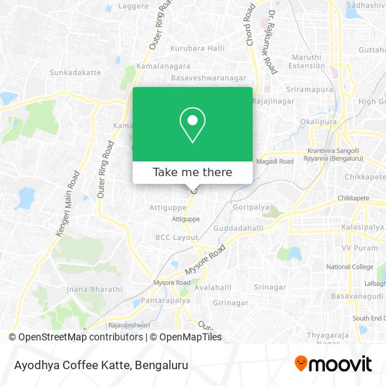 Ayodhya Coffee Katte map