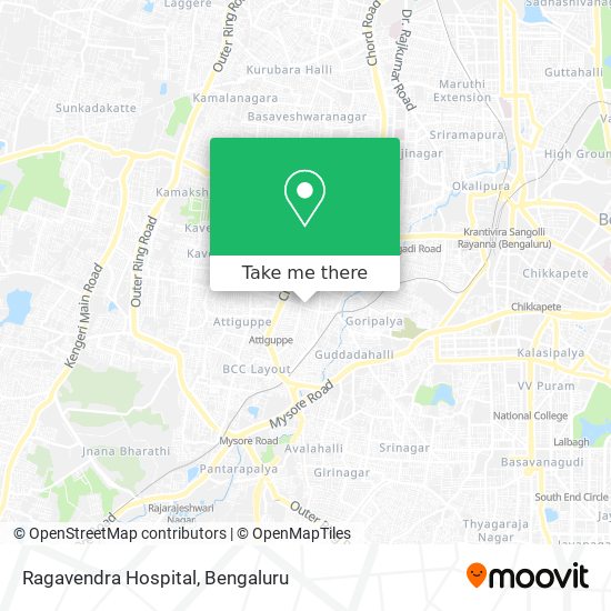 Ragavendra Hospital map