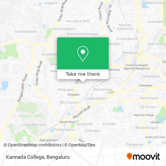 Kannada College map