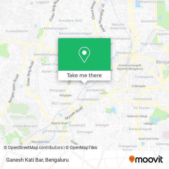 Ganesh Kati Bar map