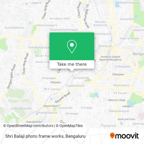 Shri Balaji photo frame works map