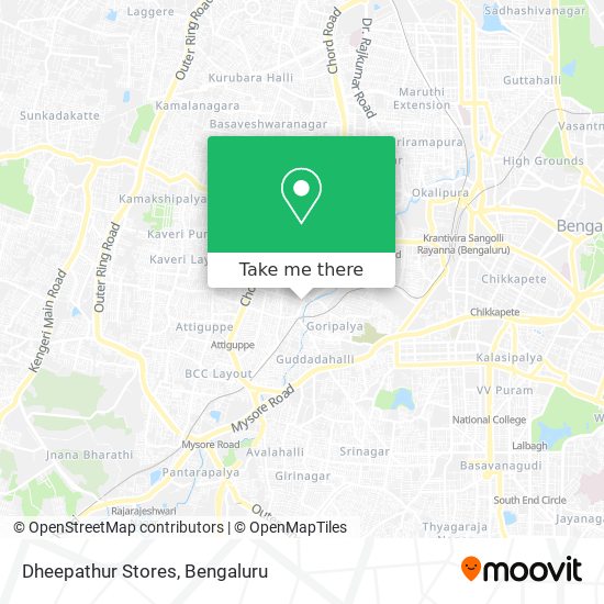 Dheepathur Stores map