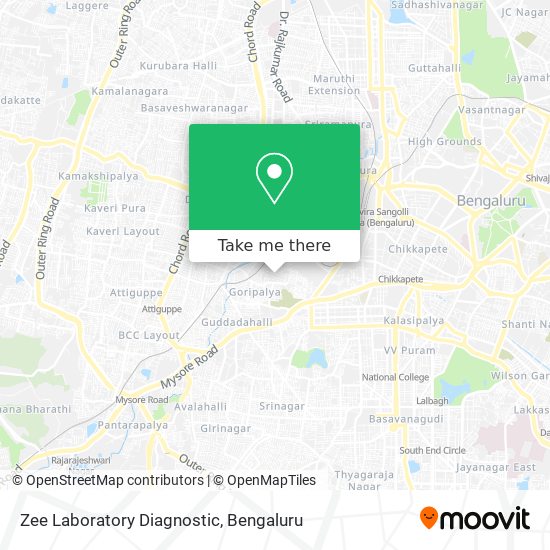 Zee Laboratory Diagnostic map