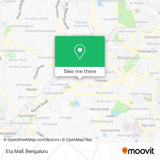 Eta Mall map