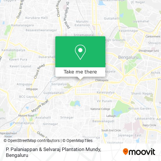 P. Palaniappan & Selvaraj Plantation Mundy map