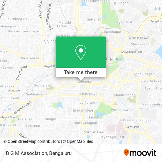 B G M Association map