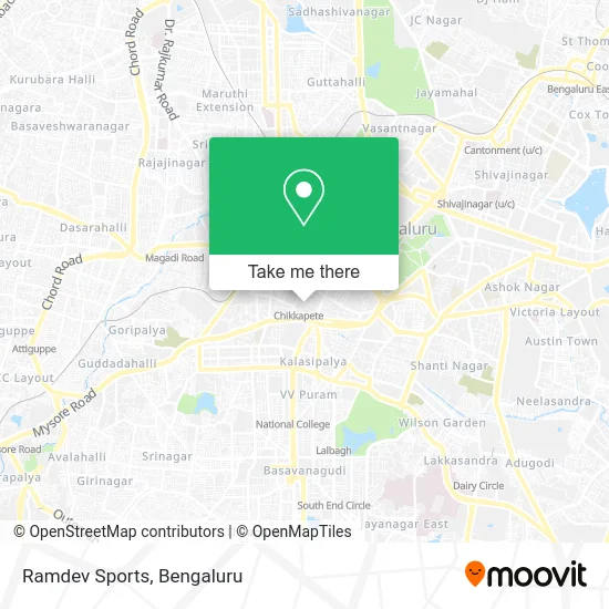 Ramdev Sports map