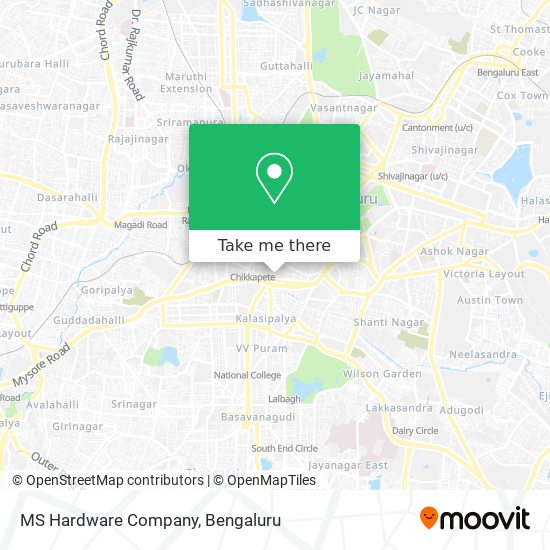 MS Hardware Company map