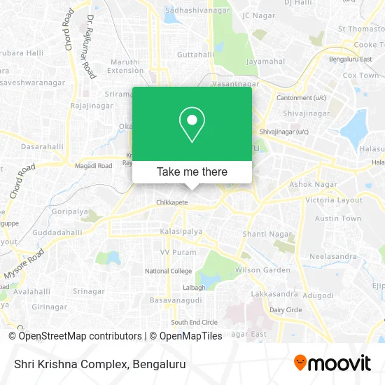 Shri Krishna Complex map