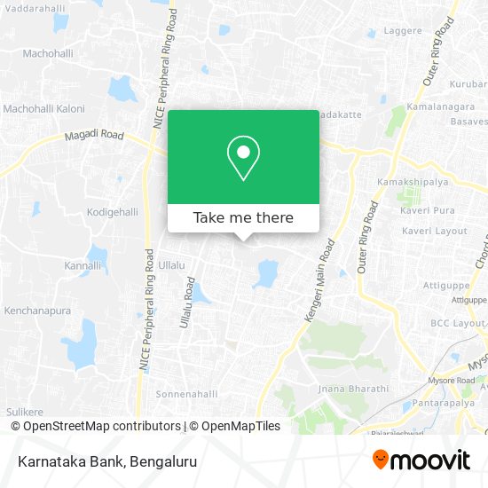 Karnataka Bank map