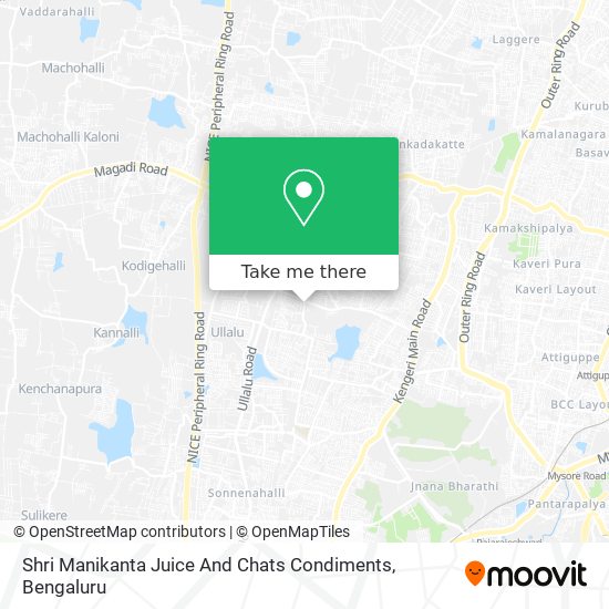 Shri Manikanta Juice And Chats Condiments map