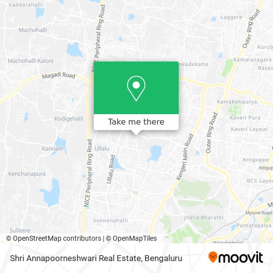 Shri Annapoorneshwari Real Estate map