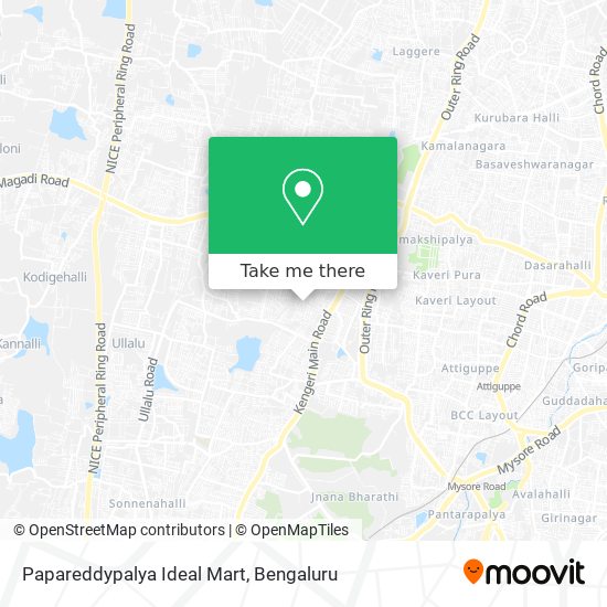 Papareddypalya Ideal Mart map