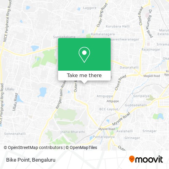 Bike Point map