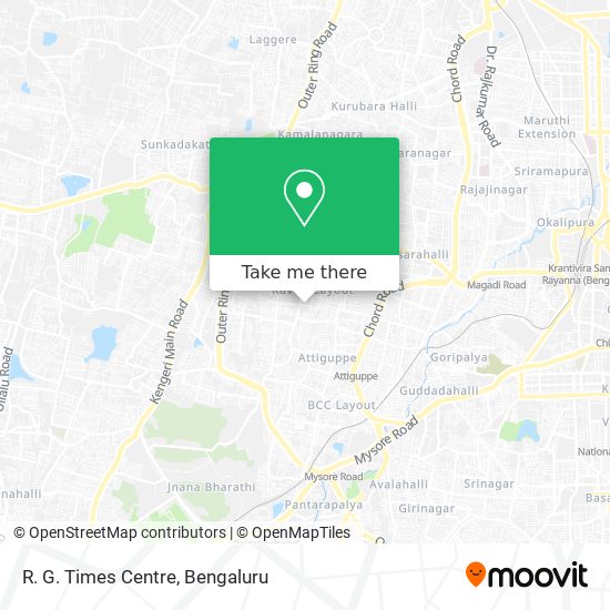 R. G. Times Centre map