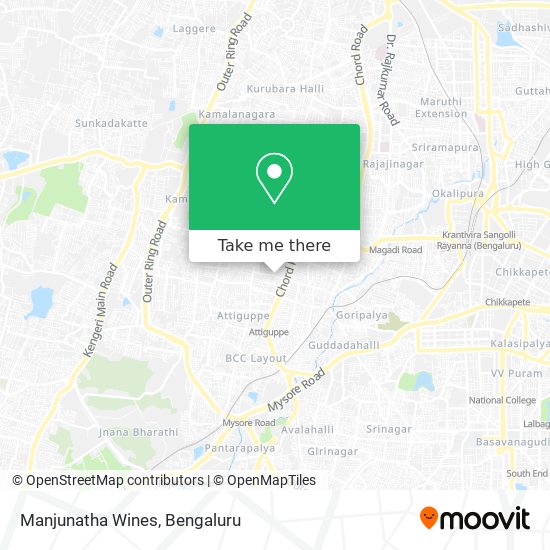 Manjunatha Wines map