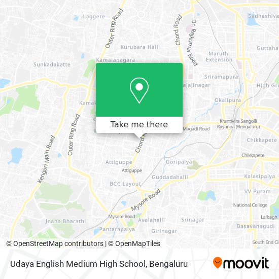 Udaya English Medium High School map