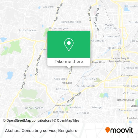 Akshara Consulting service map