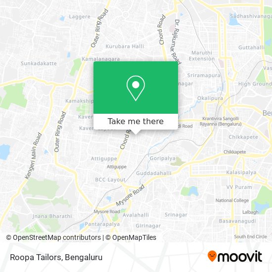 Roopa Tailors map