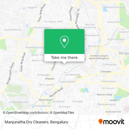 Manjunatha Dry Cleaners map