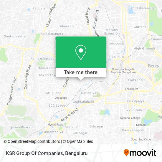 KSR Group Of Companies map