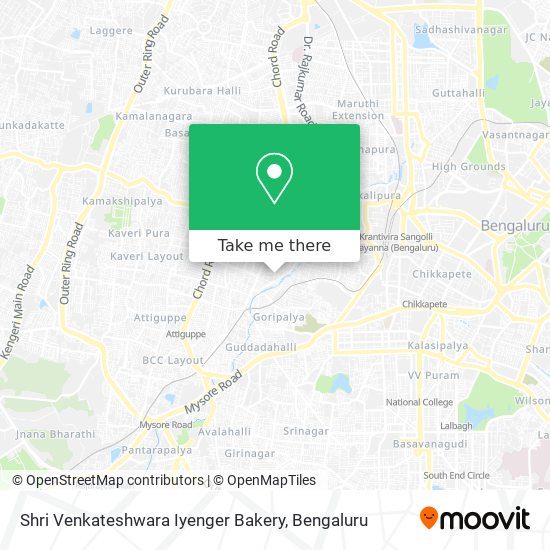 Shri Venkateshwara Iyenger Bakery map