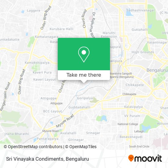 Sri Vinayaka Condiments map