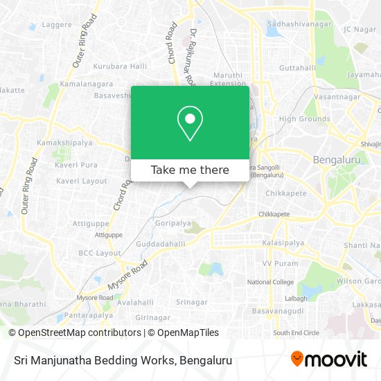 Sri Manjunatha Bedding Works map