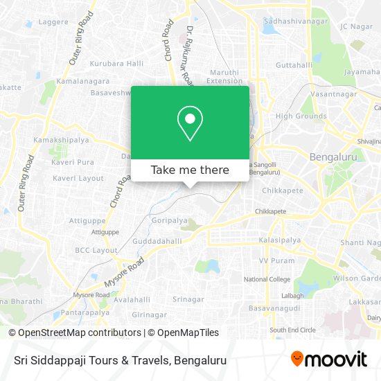 Sri Siddappaji Tours & Travels map