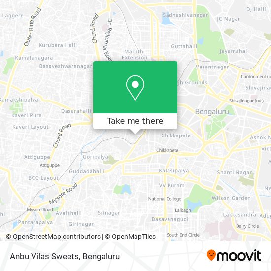 Anbu Vilas Sweets map