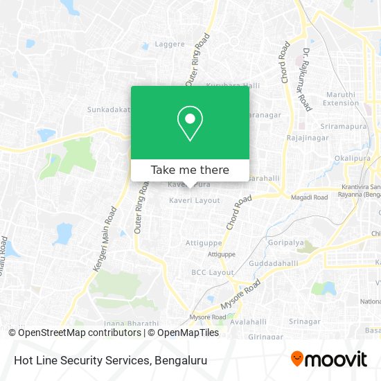 Hot Line Security Services map