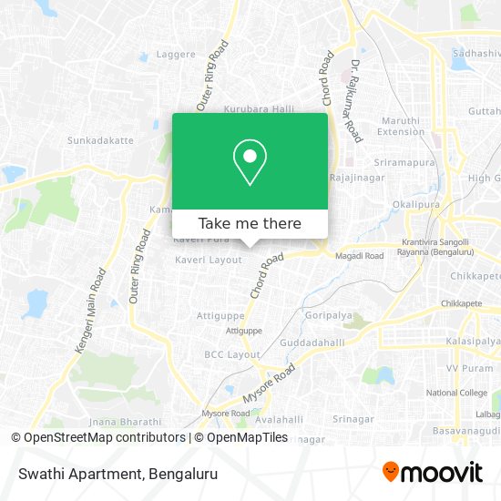 Swathi Apartment map