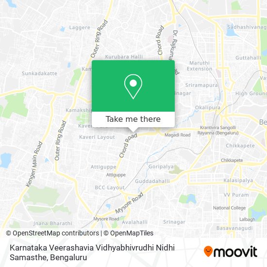 Karnataka Veerashavia Vidhyabhivrudhi Nidhi Samasthe map