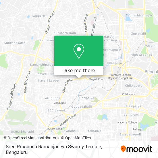 Sree Prasanna Ramanjaneya Swamy Temple map